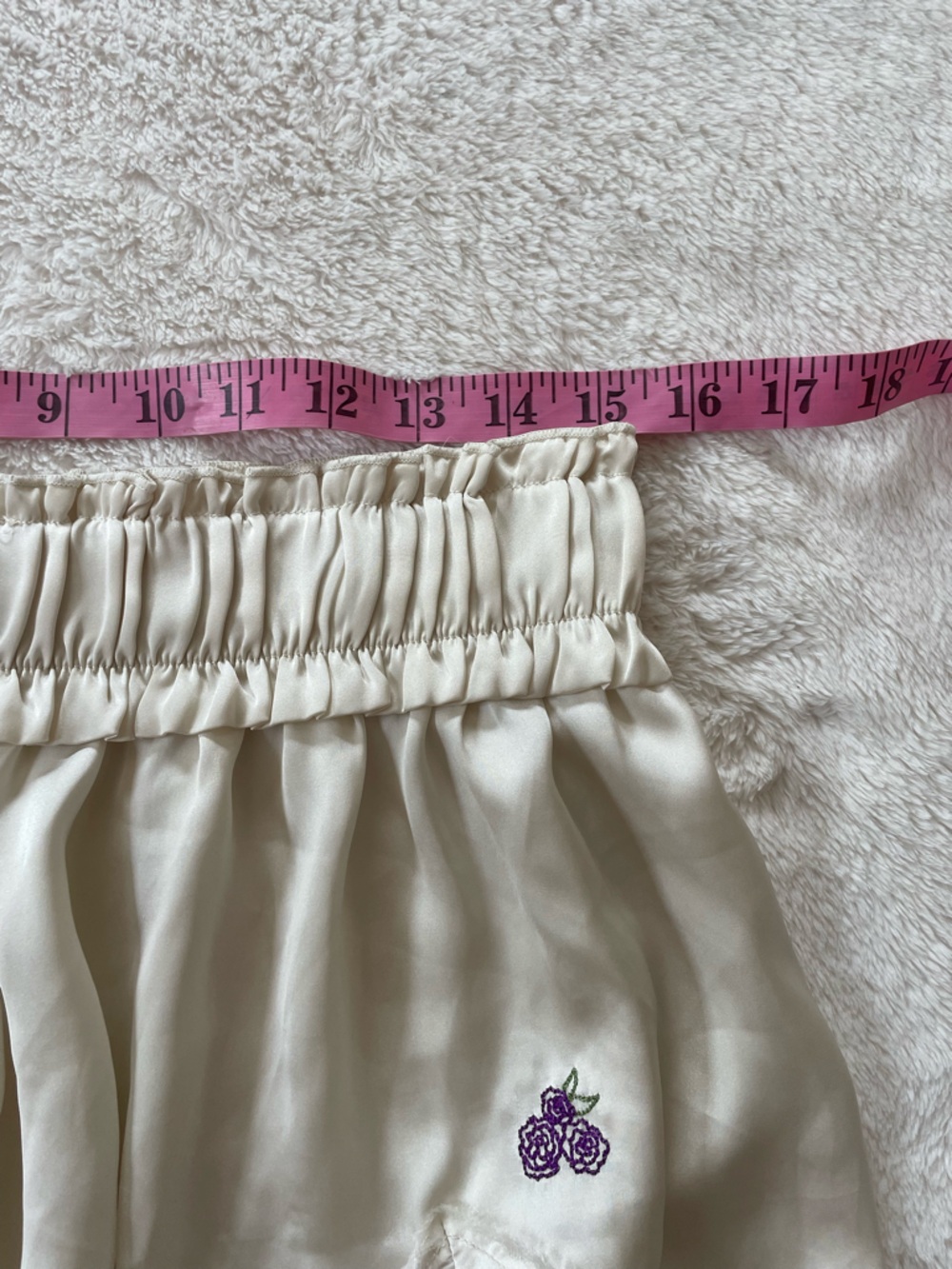 Intimately Free People Like Honey Satin PJ Shorts Size M Clean Girl Cozy Lounge - Picture 7 of 10